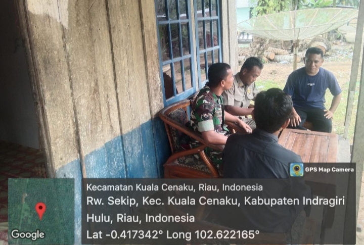 Hari Libur Sekalipun Babinsa Tetap Mampaatkan Untuk Anjang Sana Dan Komsos