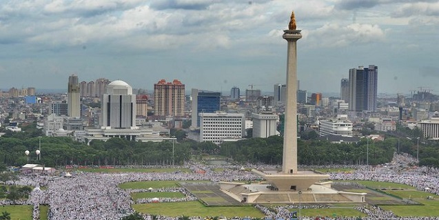 Aksi Doa Bersama 212 di Indonesia Jadi Perhatian Dunia