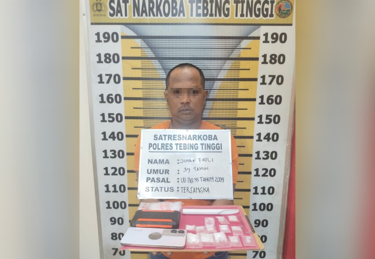 Satresnarkoba Polres Tebing Tinggi Ringkus Pelaku dan Amankan 25,87 Gram Sabu dari Jalan Salak