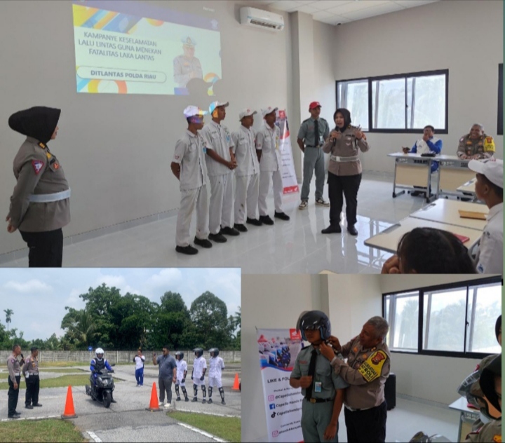 Kontiniu Lakukan Giat Edukasi Program Tematik, Pelanggaran  Lalin Kalangan Pelajar Di Riau Menurun Drastis