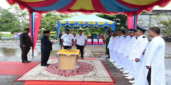 Bupati Bengkalis Amril Mukminin Lantik 7 Kades Kecamatan Rupat Dan Rupat Utara