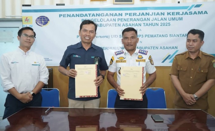 Dinas Perhubungan Kabupaten Asahan Gelar MOU Dengan PT. PLN