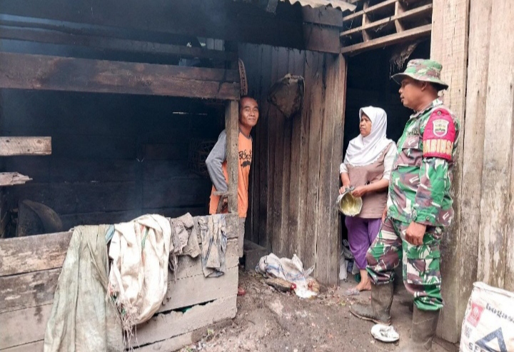 Demi Menjaga Serta Menjalin Hubungan Baik, Babinsa Lakukan Komsos Dengan Warga Binaan