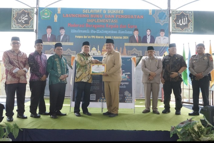 Wakil Bupati Asahan Hadiri Launching Buku Dan Penguatan Implementasi Moderasi Beragama Kepala Dan Guru Madrasah Se-Kabupaten Asahan