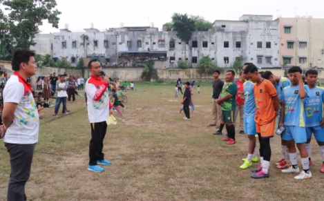 Final Turnamen Sepak Bola Piala Kapolres Tebing Tinggi Meriahkan HUT Bhayangkara ke 78