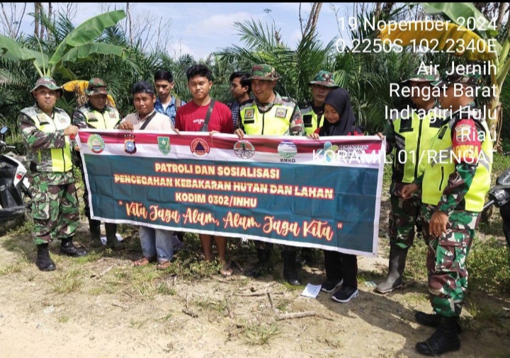 Persoalan Karhutla Sebagai Babinsa Yang Selalu Ajak Masyarakat Untuk Bekerja Sama Mencegahnya