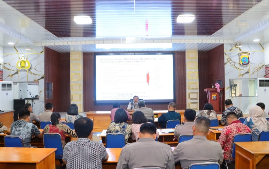 Polres Tebing Tinggi Rapat Persiapan Kunjungan Tim Internal Zona Integritas