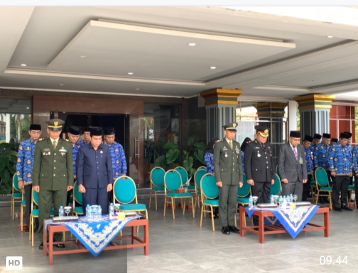 Dandim 0302/Inhu Diwakili Pasi Ops Hadiri Upacara Hari Kesaktian Pancasila Tahun 2025