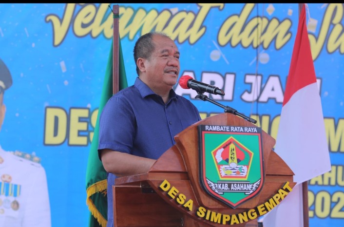 Bupati Asahan Hadiri Hari Jadi Desa Simpang Empat Ke-2