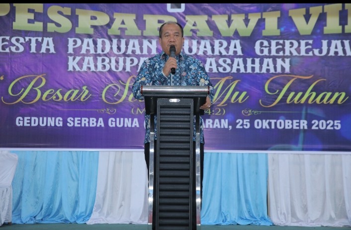 Bupati Asahan Tutup Pesparawi VIII Tahun 2025