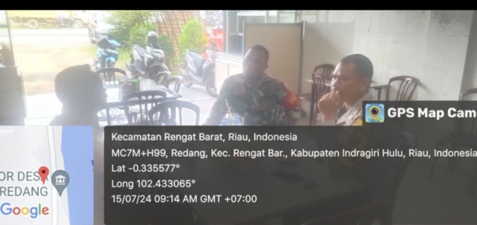 Walau Di kedai Kopi Babinsa Dan Babinkantibmas Komsos Bersama Aparat Desa Tetap Kompak