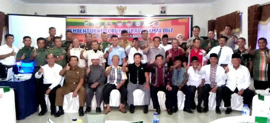 Polres Kampar Gagas Pembentukan Forum Pilkada Damai Kabupaten 2017‬