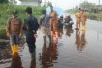 Sinergi Nyata, PUPR Rohil dan Warga Siap Lakukan Swadaya Atasi Genangan Air di Kecamatan Bangko ‎