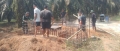 Jembatan Gantung Garuda Pring Jaya Dipercepat Oleh Satgas Kodim 0302/Inhu Pembangunannya