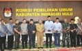 Dandim 0302/Inhu Diwakili Oleh Kasdim Hadiri Rapat Pleno Terbuka Penetapan Paslon Bupati Dan Wakil Terpilih Oleh KPU