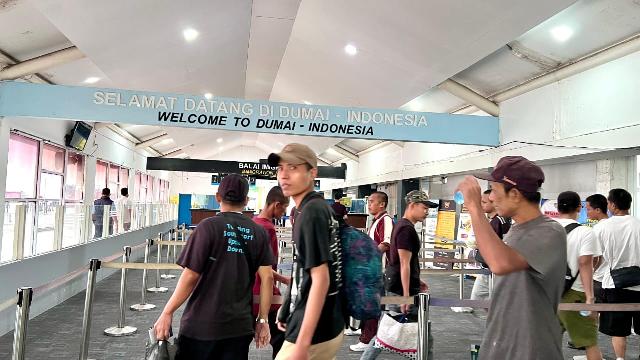 34 PMI Ilegal Kembali Tanah Air di Pelabuhan Dumai