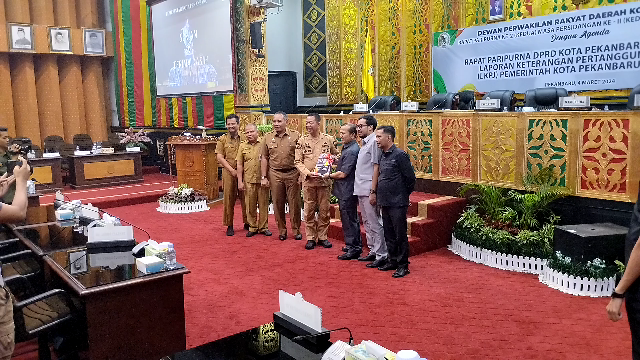 DPRD Kota Pekanbaru Gelar sidang Paripurna Soal LKPj Pemkot tahun 2023