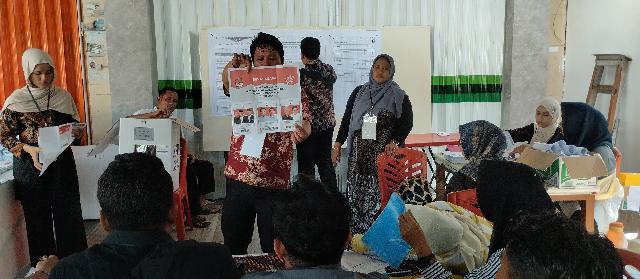 TPS 24 Capres Nomor Urat 1 unggul